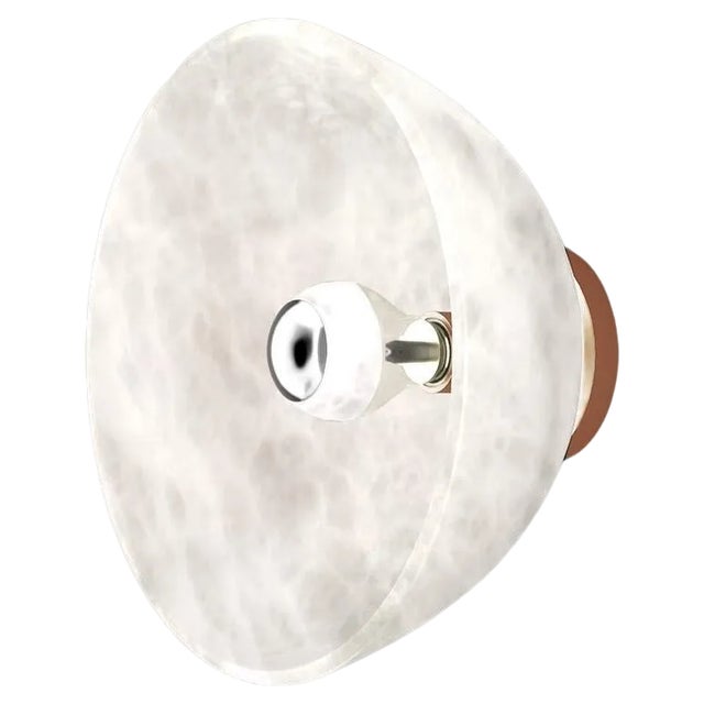 Apollo Copper Wall Lamp by Alabastro Italiano For Sale