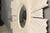 Painted Wood Modern Custom Sunburst with Convex Mirror with Varying Rays For Sale - Image 4 of 12