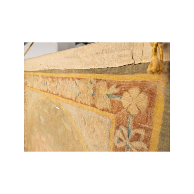 18th Century Italian Devotional Painted Tapestry For Sale - Image 17 of 18
