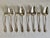 1930s Vintage French Boulenger Box Silver Plated Dinner Spoons and Forks Cutlery, 1935, Set of 22 For Sale - Image 5 of 11