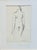 This lovely original pencil drawing of a nude figure is signed lower right, 'Baranet' ad matted with White board, framed...