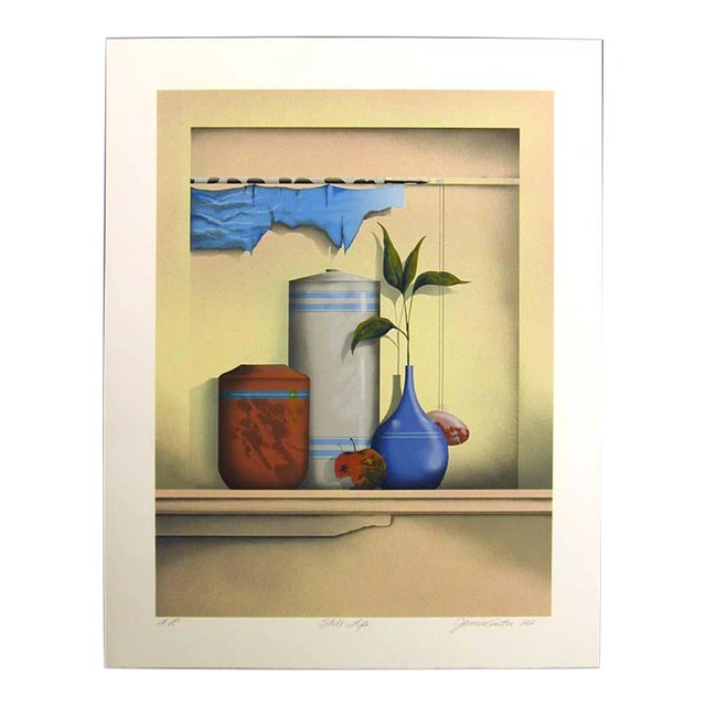James Carter "Still Life" Realist Still Life Signed Fine Art Serigraph For Sale