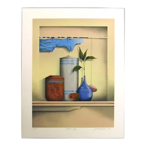 James Carter "Still Life" Realist Still Life Signed Fine Art Serigraph