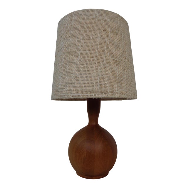 Teak Table Lamp from Domus, 1960s For Sale