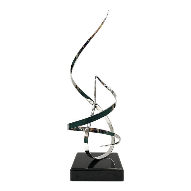 George Beckman Untitled (Kinetic Stainless Steel Sculpture), 2007 For Sale