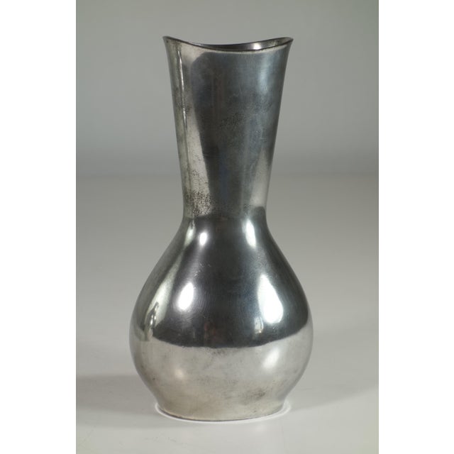 Art Deco Pewter Vases by Just Andersen, 1930s, Set of 2 For Sale - Image 3 of 11