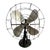 Vintage Hunter Century Oscillating Metal Blade and Cast Iron Fan For Sale