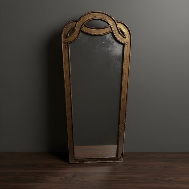Late 19th Century Giltwood Mirror Circa 1890-1910 English Art Nouveau Wall Decor For Sale - Image 5 of 5