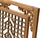 1990s 58" Chinese Rectangular Flower Birds Geometric Wood Wall Panel For Sale - Image 5 of 11