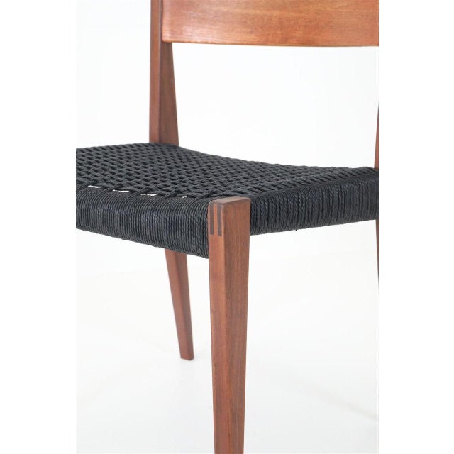 Pia Chair in Teak and Black Paper Cord by Poul Cadovius for Cado, 1960s For Sale - Image 17 of 18
