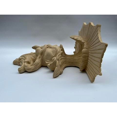 Mid 20th Century Chinoiserie Figural Wall Bracket For Sale - Image 5 of 8