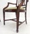 Pair of Very Fine Carved Mahogany Open Arm Faux Bamboo Arrows Armchairs MINT For Sale - Image 14 of 16