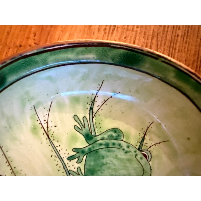 Metal Kelvin Chen Frog Themed Soap Dish ~ Charming! For Sale - Image 7 of 8