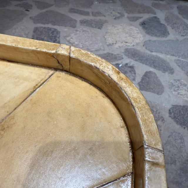 1980s Goatskin Side Table Style of Karl Springer For Sale - Image 10 of 12