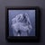 This oil painting on panel presents a figure draped in delicate layers of fabric, evoking a sense of ethereal beauty and...