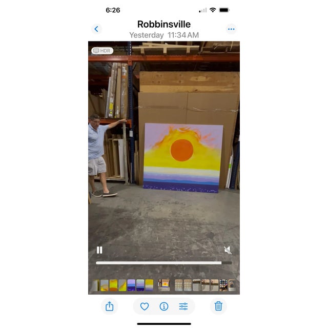 Modern Monumental Painting From Santa Fe Series by Listed Artist Thomas George For Sale - Image 3 of 15