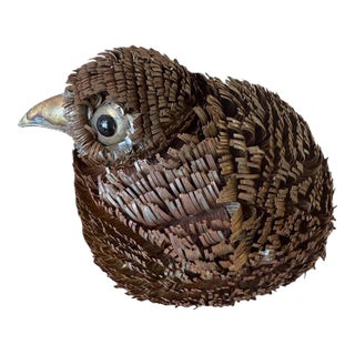 Mid Century Brutalist Mexican Mixed Metal Art by Alexander Blazquez 1960’s For Sale