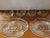 American 1959 Federal Glass Crystal Leaf Snack Set, 8 Cups and Plates For Sale - Image 3 of 6