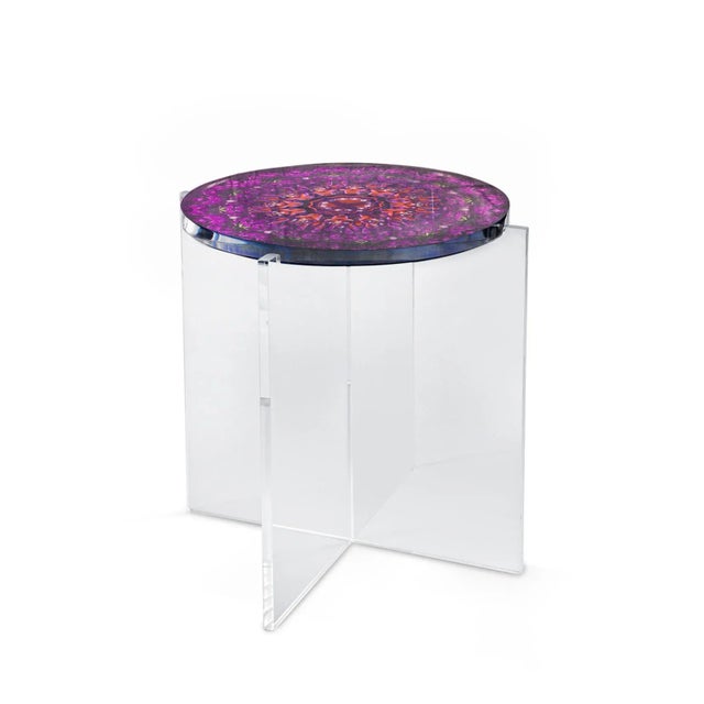 Mandala Big Side Table by Javier Gomez For Sale - Image 4 of 4