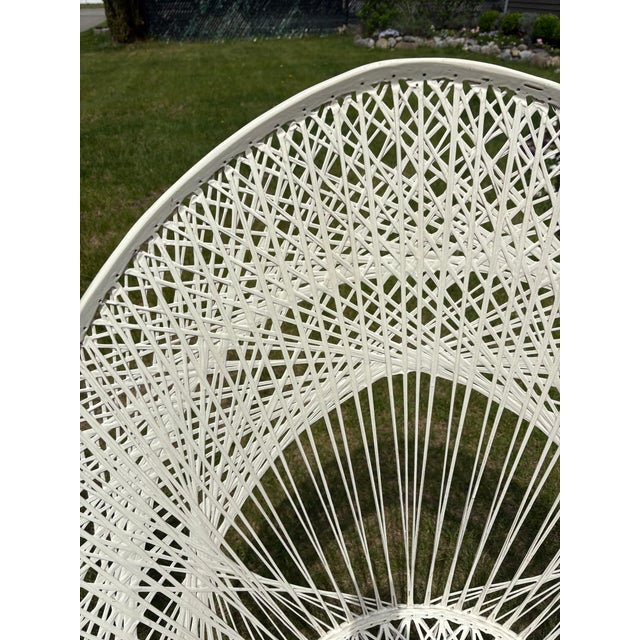 Mid 20th Century Mid Century Russel Woodward Spun Fiberglass Peacock Chairs - A Pair For Sale - Image 5 of 8