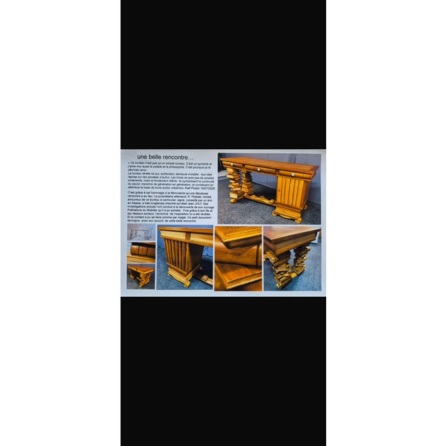 Artist's Desk by Jean Joly, 1960s For Sale - Image 15 of 18
