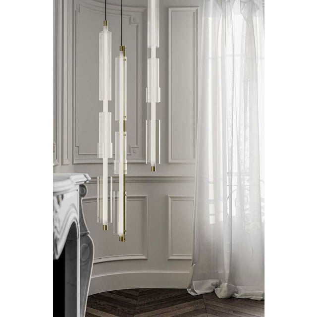 Metal ED58.01 Hanging Lamp by Edizioni Design For Sale - Image 7 of 12