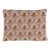 Schumacher Blair Silk Épinglé 16" Lumbar Pillow in Wythe Rose For Sale