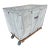 Vintage Canvas Laundry Cart on Wheels Large Industrial Storage Rolling Hamper For Sale