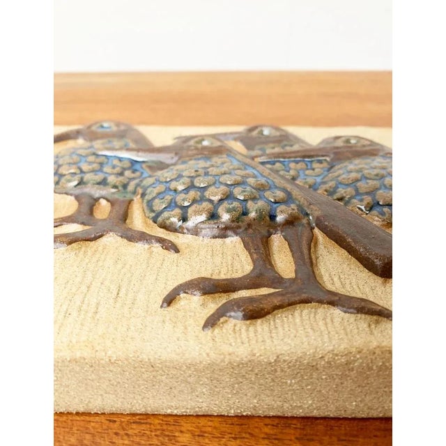 Mid-Century Danish Wall Relief Plate by Marianne Starck for Michael Andersen Bornholm For Sale - Image 16 of 18