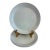 Vintage Johnson Brothers Tivoli Plates, Set of 3, White Ironstone, England For Sale