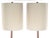 Mid-Century Modern Mid-Century Modern Italian Venetian Glass Ice Purple / Gold Fleck Table Lamps For Sale - Image 3 of 11