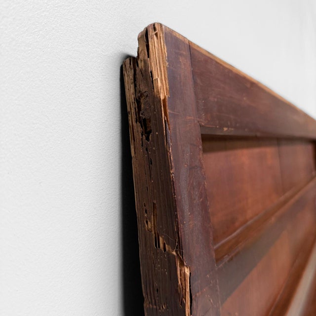 Japanese Wooden Door Panel, 1890s For Sale - Image 9 of 10