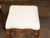 Pair of 19th Century Italian Walnut Stools with Cabriole Legs and New Upholstery For Sale In Atlanta - Image 6 of 7