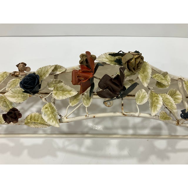 1950s Italian Tole Console Shelf For Sale In Boston - Image 6 of 10