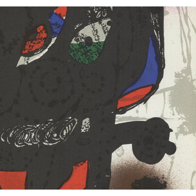 Joan Miro Litografia Original Iii, 1975 For Sale - Image 4 of 4