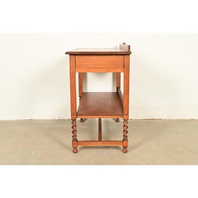 Stickley Brothers Antique Mission Oak Arts & Crafts Buffet Server, Circa 1910 For Sale - Image 10 of 13