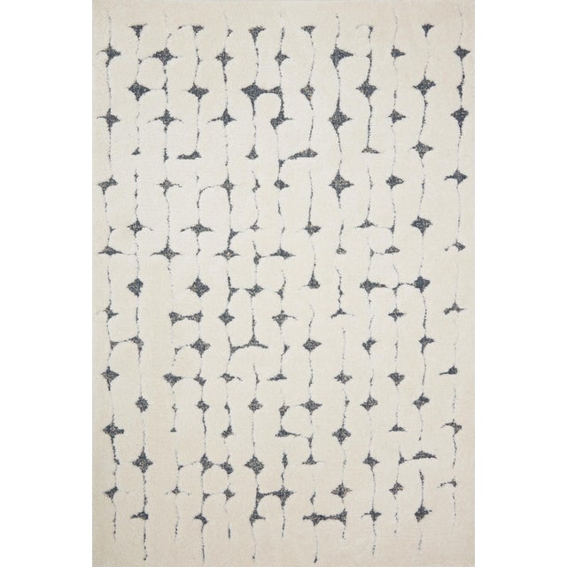 Loloi II Hagen Rug, White / Navy - 3'-7" x 5'-7" For Sale In Dallas - Image 6 of 6