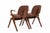 Pair Mid Century Brown Plywood Arm Chairs by Joe Atkinson for Thonet For Sale In Detroit - Image 6 of 12