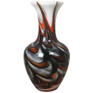 Vintage Opaline Florence Vase by Carlo Moretti, Italy, 1970s