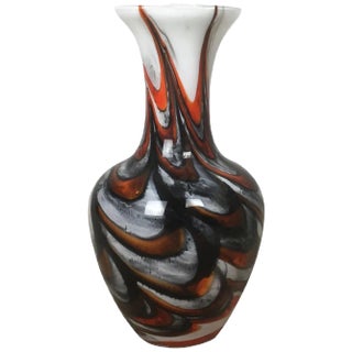 Vintage Opaline Florence Vase from Carlo Moretti, Italy, 1970s For Sale