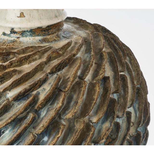 Large Scandinavian Modern Ceramic Stoneware Vase by Josef Simon, Sweden, 1960s For Sale - Image 6 of 11