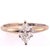 Metal 14 Karat White Gold Diamond Engagement Ring For Sale - Image 7 of 9