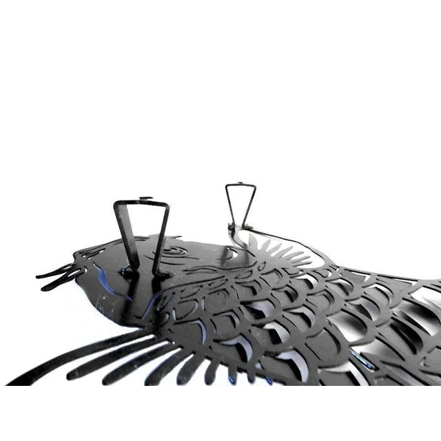 2010s Designer Metal Koi Fish Multi-Purpose Space Organizer For Sale - Image 5 of 8
