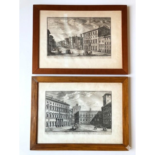 Giuseppe Vasi, Views of Rome and Venice, Etchings, 1757, Framed, Set of 2 For Sale - Image 11 of 11