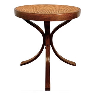 Mid 20th Century CCFM Mid-Century Modern Bentwood & Cane Martini Table For Sale