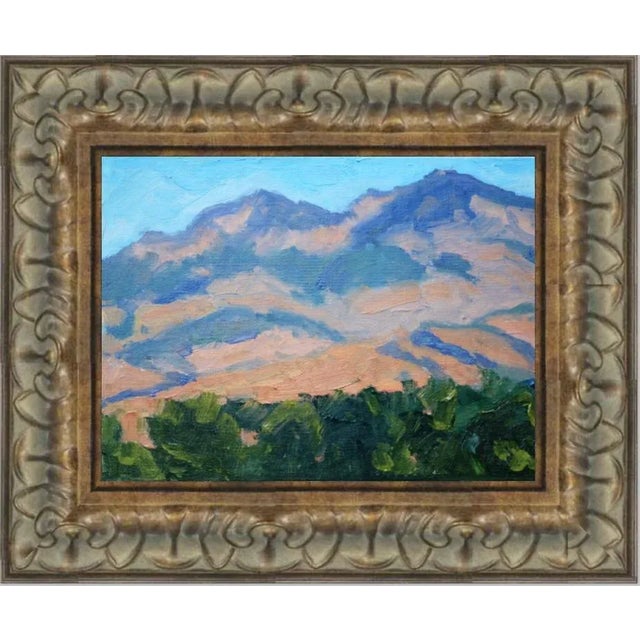 "Mt. Diablo" Contemporary Impressionist Style Landscape Oil Painting For Sale - Image 12 of 12