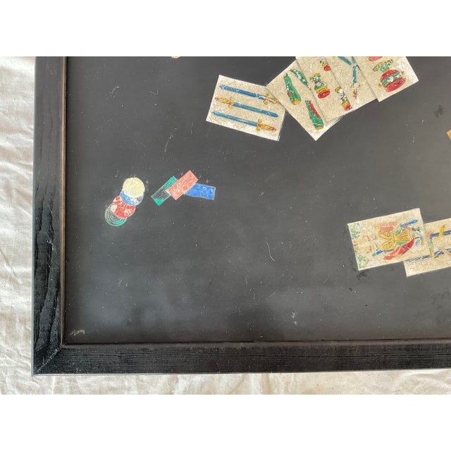 Mid-20th Century Italian Scagliola Inlaid Side Table With Metal Base For Sale In Tampa - Image 6 of 14