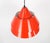 Metal Red Zone Hanging Lamp by Jo Hammerborg for Fog & Mørup, 1960s For Sale - Image 7 of 11