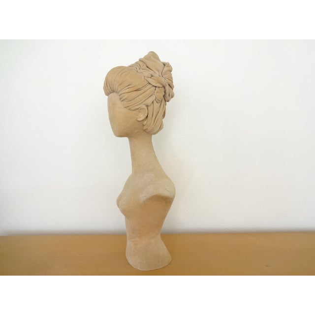1940s Abstract Velvet Mannequin Bust For Sale In Saint Louis - Image 6 of 10