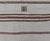 Textile Vintage Gallery Turkish Kilim With Stripes in Ivory, Taupe and Brown 4'1" X12'7 For Sale - Image 7 of 11